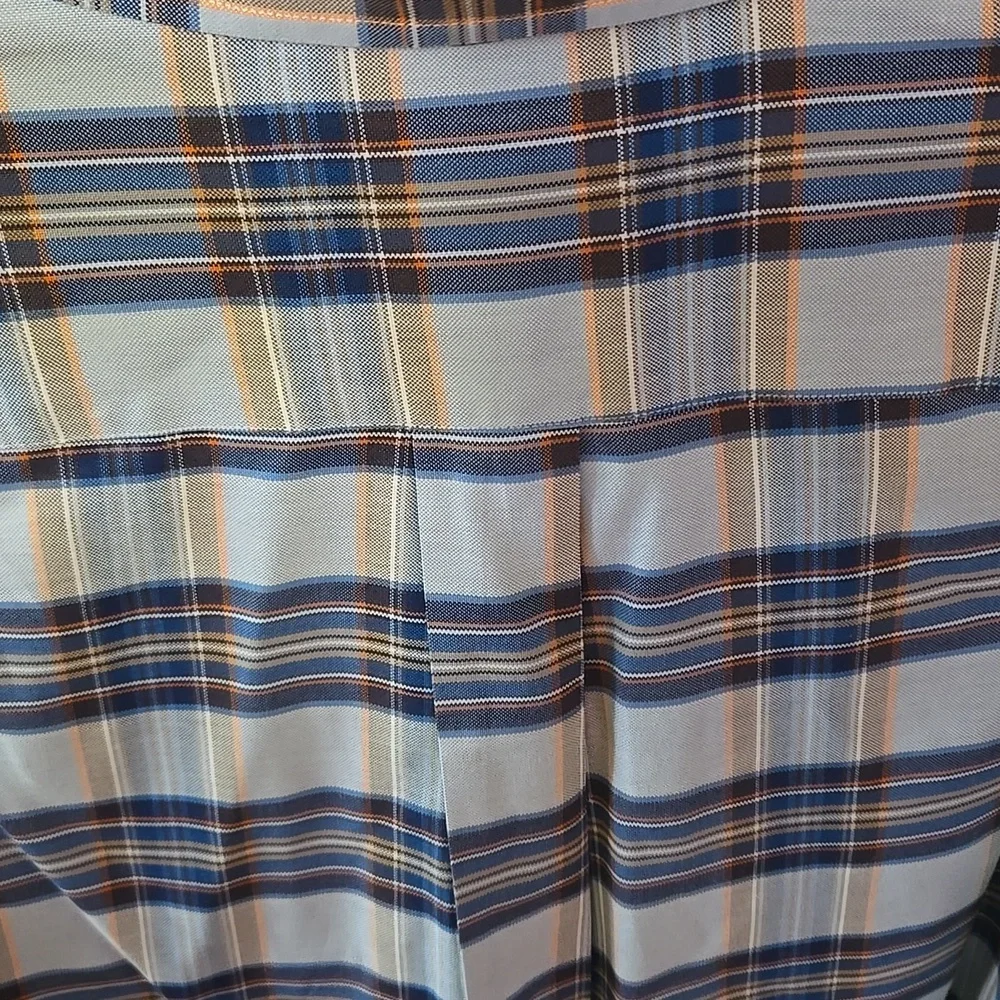 Brooks Brothers Men's Blue Plaid Shirt - Picture 8 of 9